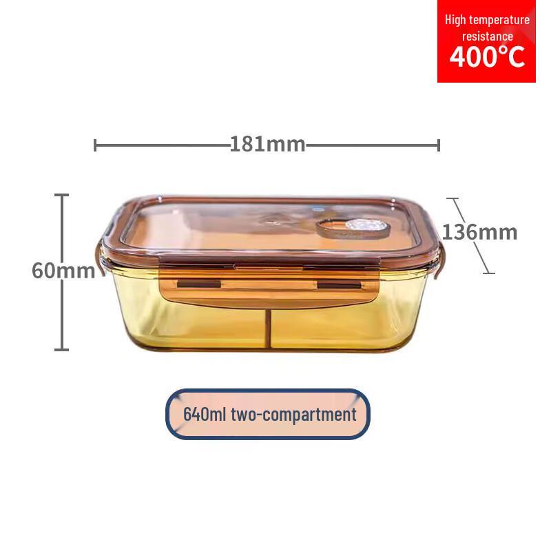 EWIGER STERN Microwave Safe Glass Bento Box