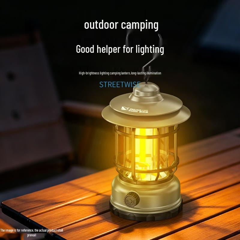 Smile Shark LY-3038 Outdoor Rechargeable Camping Lantern (2-Pack)