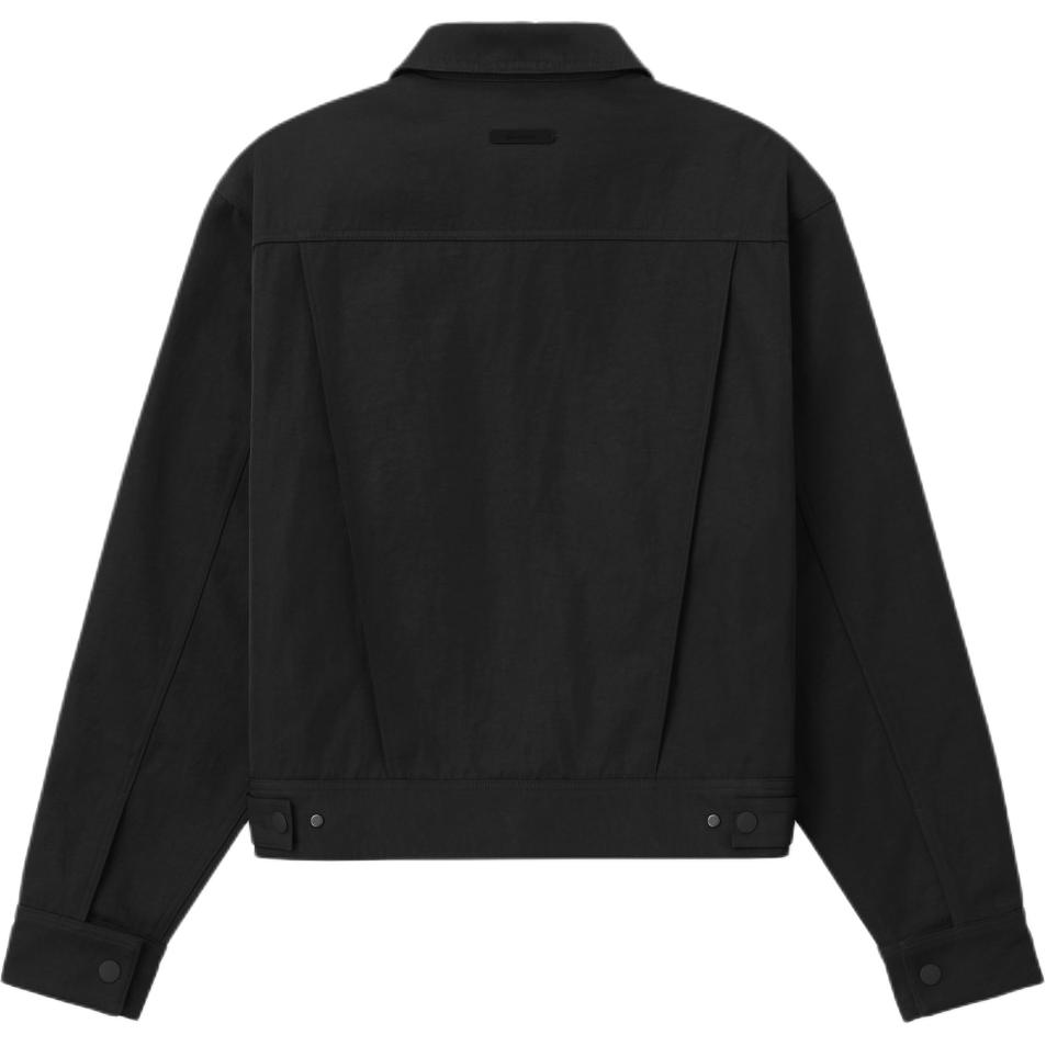 Fear of God Essentials Giacca da camionista vintage nera da uomo Capospalla 202SP264031F