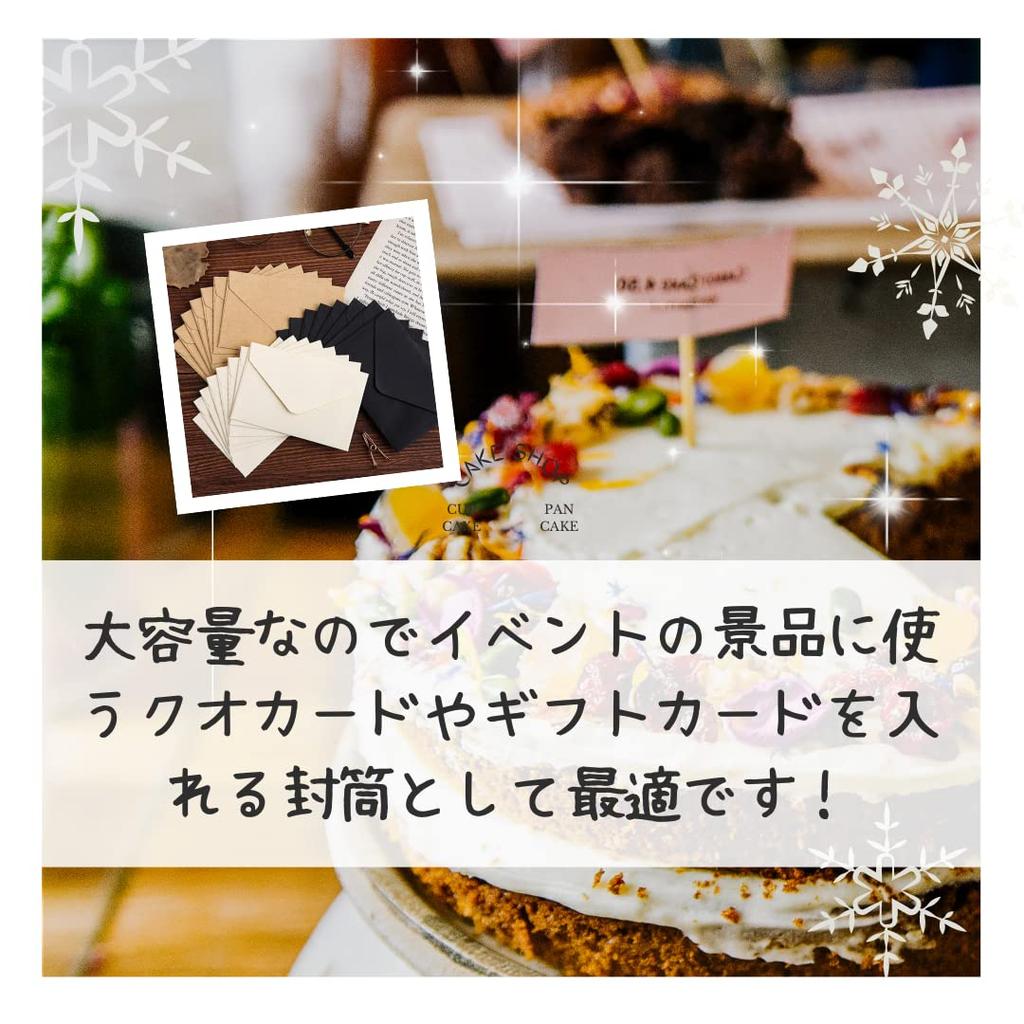 RegiPro B Black Business Card Size Envelopes for Message Card Minis, 105mm x 70mm, Pack of 300