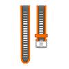 20mm Two-Tone Quick Release Silicone Strap for Garmin Forerunner 70 170 245 255 265 Venu 4 3 Vivoactive 5 Sport Replacement Band