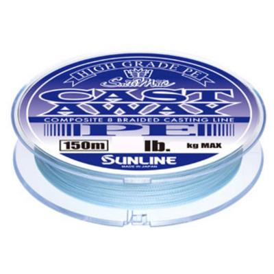 SUNLINE Ligne PE Saltimate Castaway 150m 10lb Bleu Perle