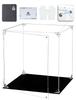 COOLTAKU Figure UV Magnetic Magnetic Front Collection More Assembled Acrylic Display Stain Cleaning Cloth Figure Storage 30 X Depth 25 X Height Black