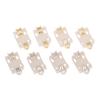10Pcs White Housing Gold-Plated Tin-Plated Button Battery Holder For Cr2032 Cr2025 Bs-6 Smd Button Battery Holder Socket Cases