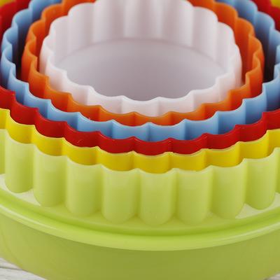 Outil de coupe de pâte rond/en forme de fleur, Gadgets de cuisine, coupe-boulettes 6 pièces