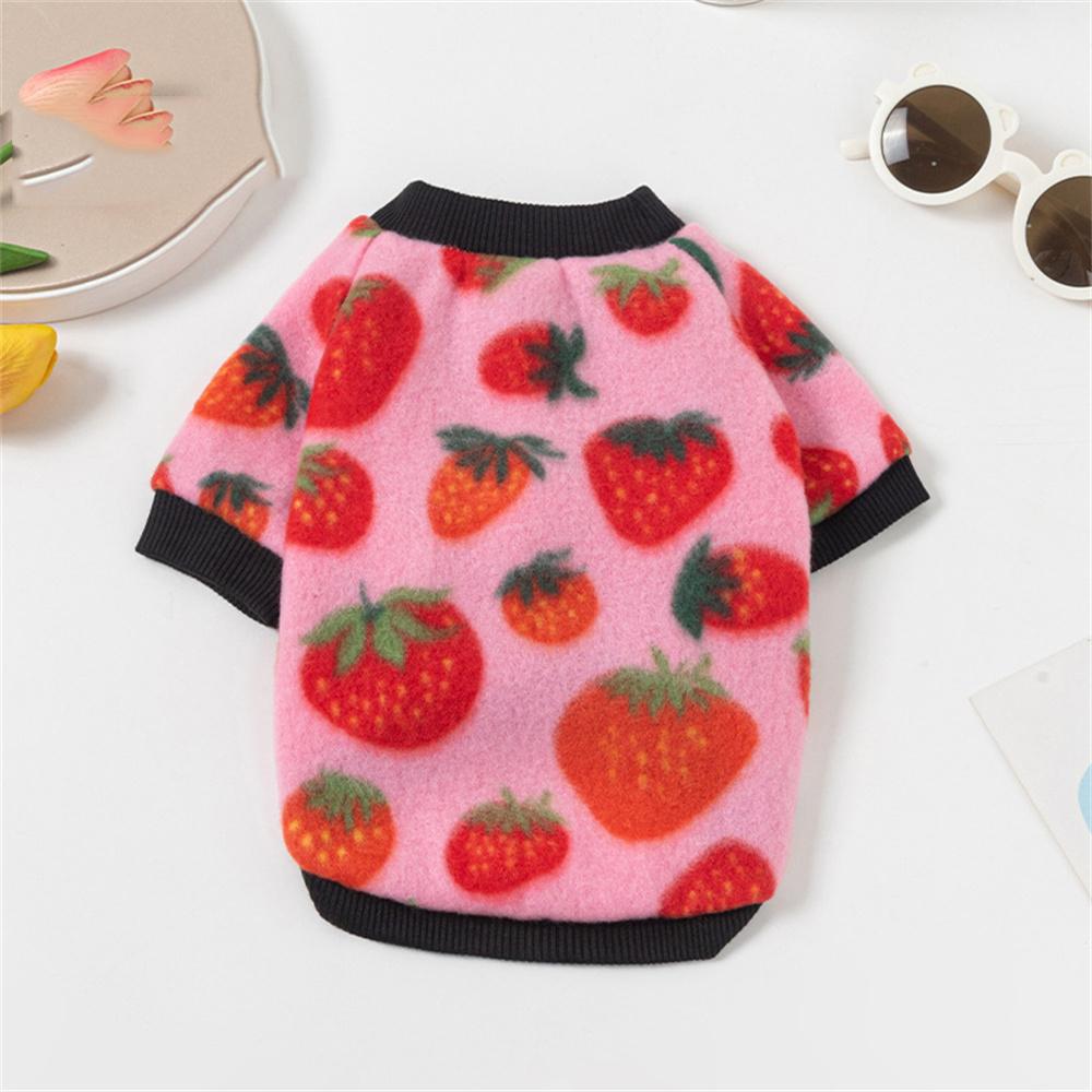 

Classic Print Puppy Dog Cat Hoodies Polar Fleece Winter Warm Pet Clothes for Small Dogs Chihuahua Pullovers mascotas Sweaters S-suit 1-2kg