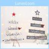Delightful Wooden Christmas Tree Ornaments In White And Gray For Holiday Atmosphere