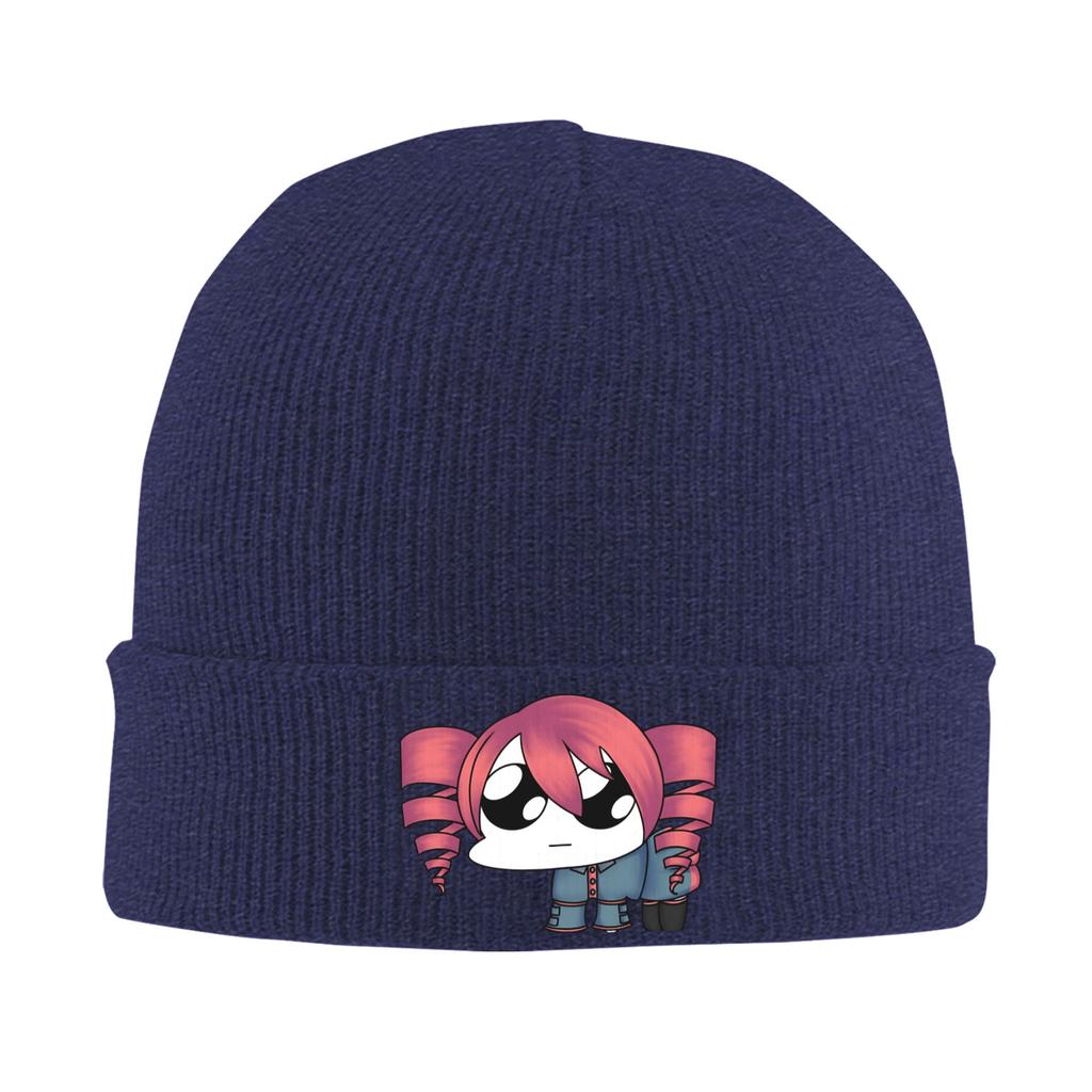 Triple Baka Kasane Teto  Beanie Hats  Bonnet Hats Female Male Vintage Kpop Knitting Hat Autumn Winter Thermal Elastic Caps