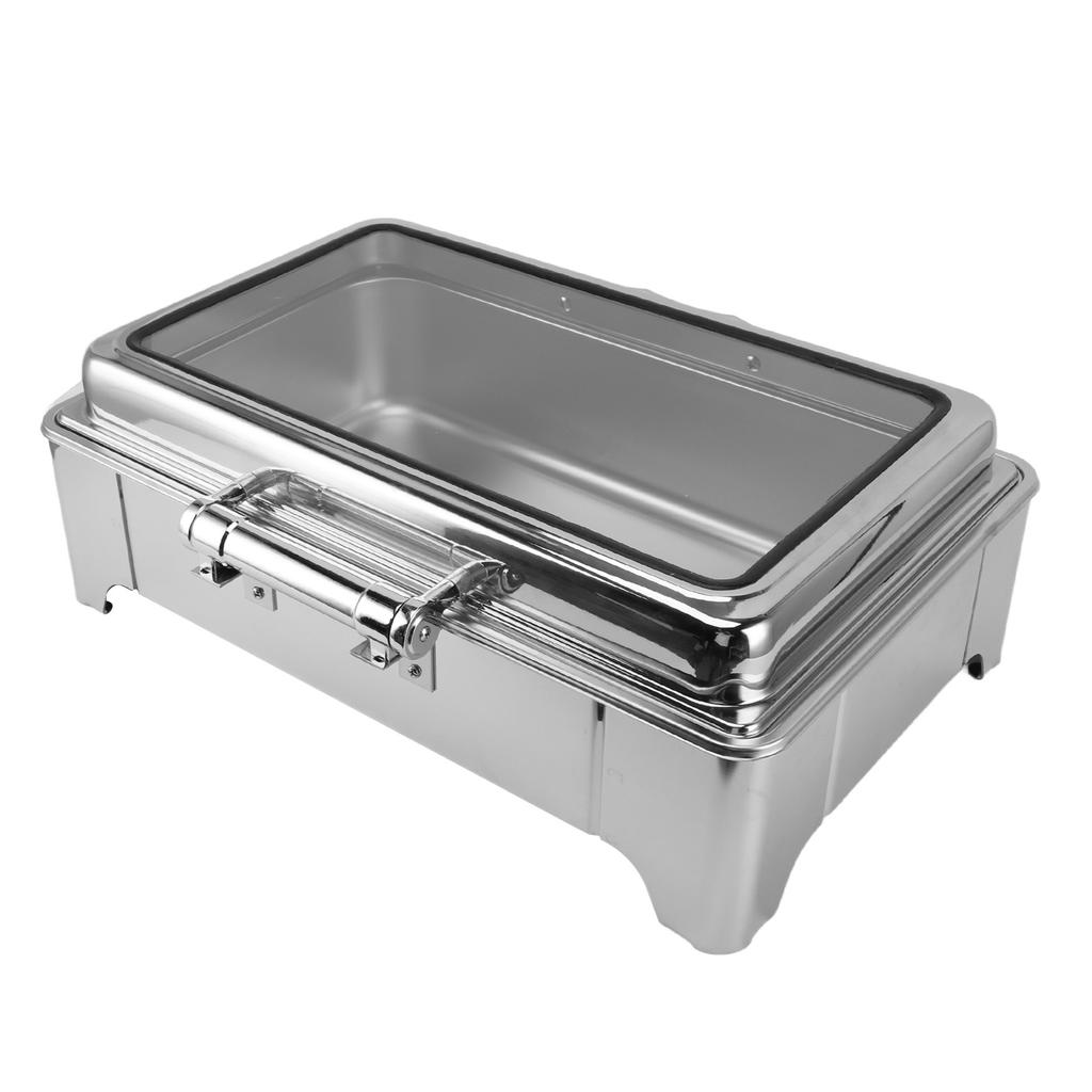 9L Electric Heating Buffet Stove Visual Thermostatic Stainless Steel for Hotels Restaurants