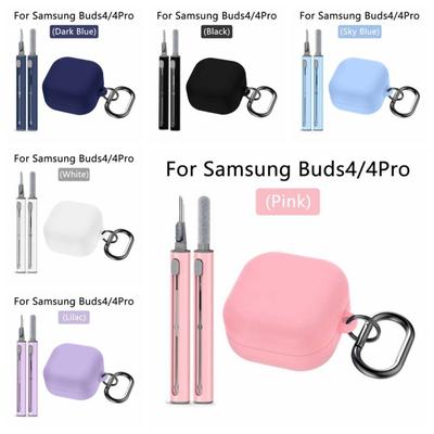 With Keychain Bluetooth Headphone Cover Earbuds Accessories for Samsung Buds 4/4 Pro