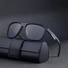 2026 Men's Retro Square Frame Polarized Sunglasses for Outdoor Driving