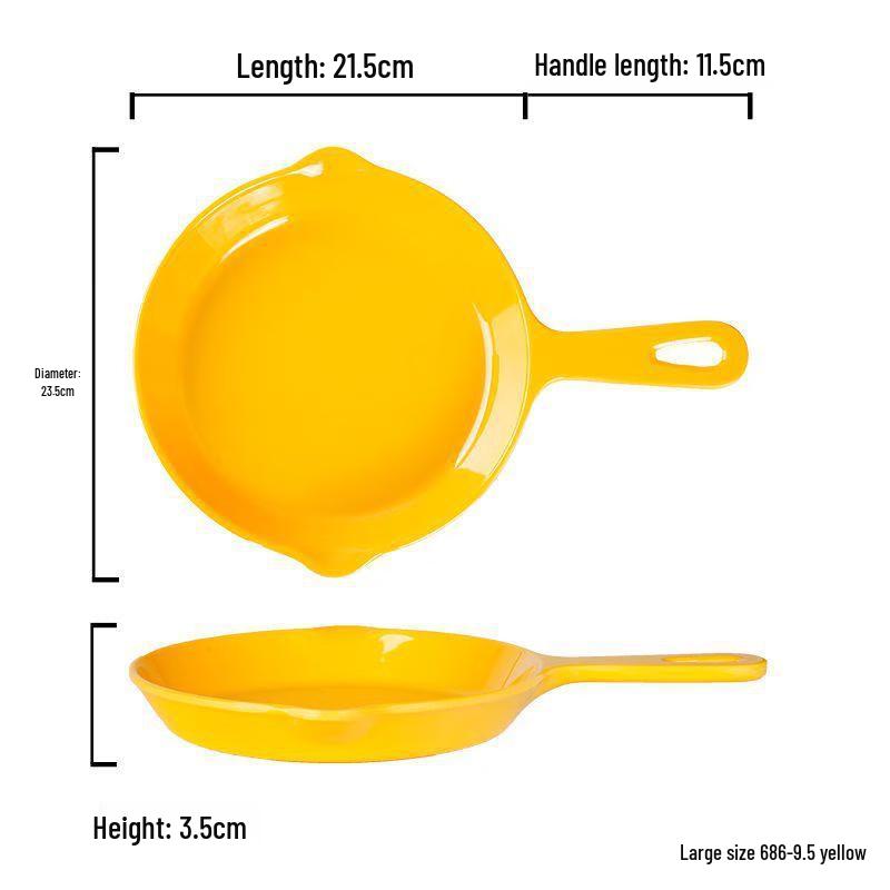 Commercial Melamine Dinner Plate with Handle