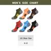 Mens Ankle Low Cut Athletic Tab Socks for Men Sport Comfort Cushion Sock 6 Pack