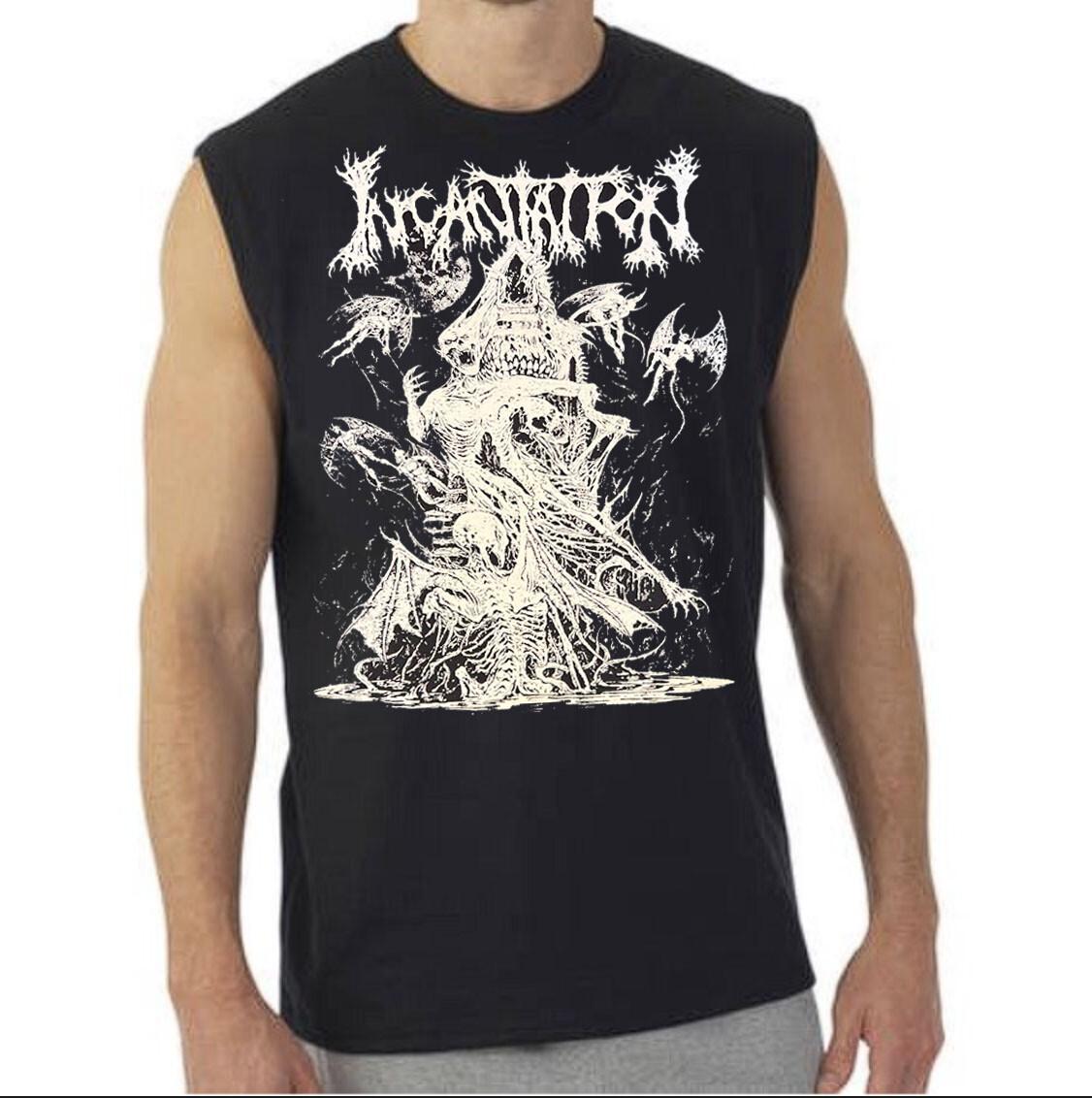 Incantation N Rock BAND BLACK MUSCLE SHIRT XXXL