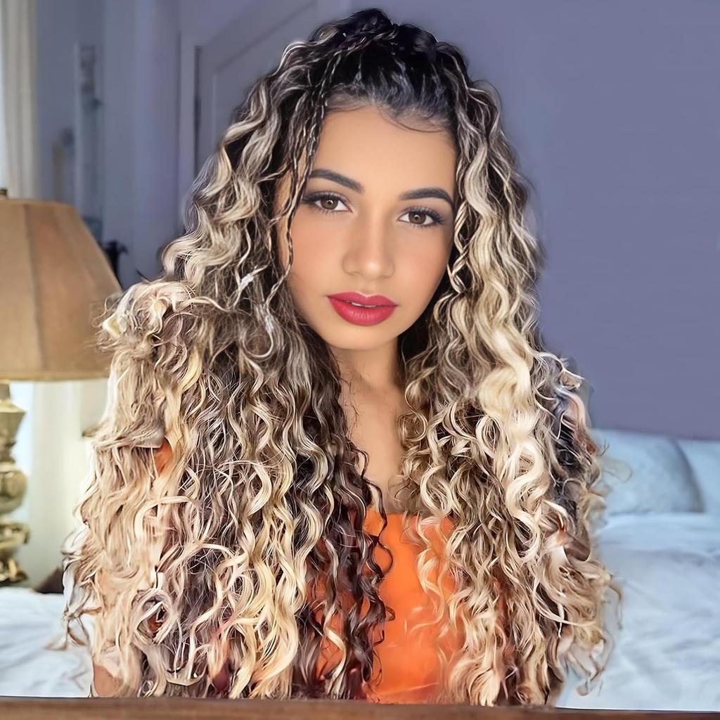 10”Gogo Curl Crochet Hair Short Curly Crochet Hair for Women Pre Looped Ocean Wave Crochet Hair Water Wave Crochet Braiding Hair
