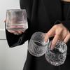 Double-Layer Chilled Glass Cup for Whiskey, Beer, Cocktails, and Cold Drinks