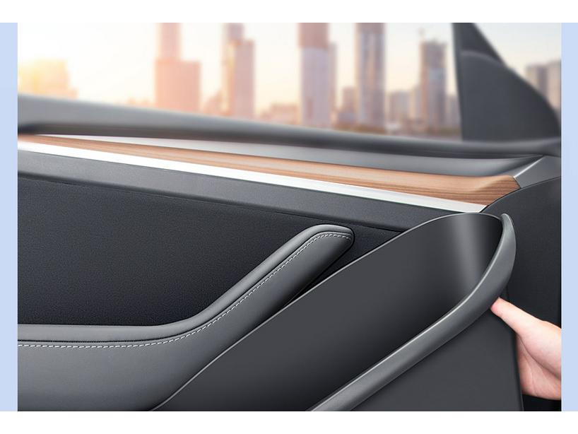 Tesla Model Y/3 Full Wrap Door Slot Storage Box - TPE Accessory