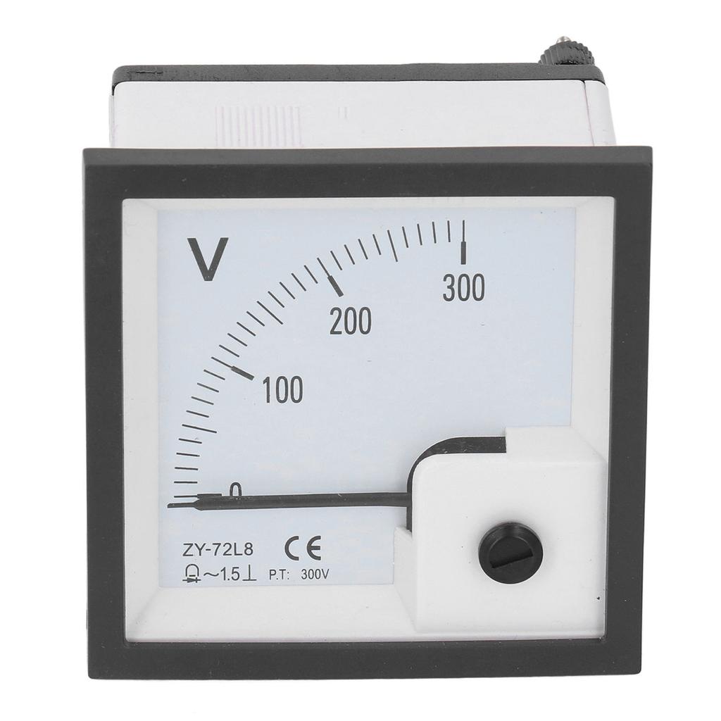 Analog Voltmeter 0‑300V Pointer Volt Meter Panel Needle Voltage Gauge for Equipment