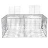 Large Multi-Purpose Animal Cage: Rabbit, Pigeon, Chicken, Goose - Wire Mesh Panel, Easy Assembly, Transport Ready, Mother-Child Design.