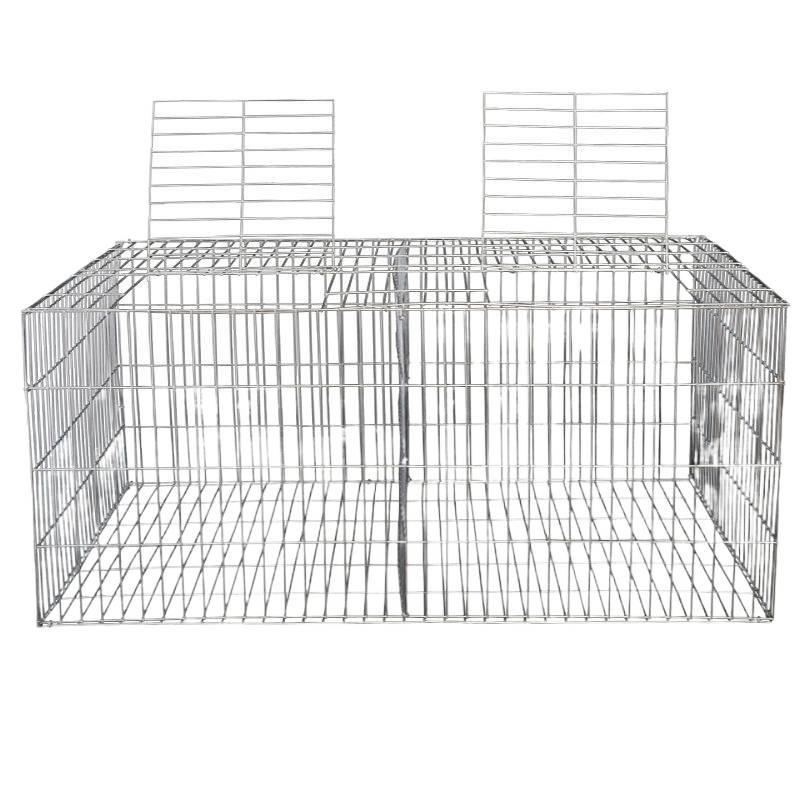 Large Multi-Purpose Animal Cage: Rabbit, Pigeon, Chicken, Goose - Wire Mesh Panel, Easy Assembly, Transport Ready, Mother-Child Design.