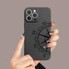Compass Pattern Phone Case Suitable for iPhone 17 Air 16 Pro Max 15 14 13 12 11 ProMaxPlus X XR 8 Anti Drop Soft Case Back Cover