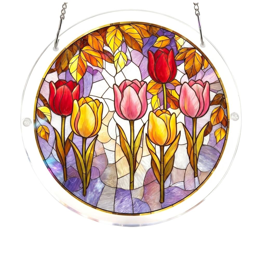 83-piece puzzle sunlight catcher window decoration panel, home decoration birthday gift