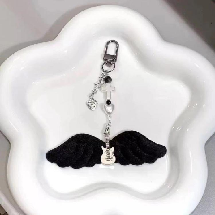 Heart Star Beaded Keychain Pendant Cute Decoration Pendant Keyring Charm