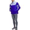 adidas Color Block Slim Fit Zip Long Sleeve Jacket Men Jackets Blue JN3003