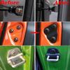 Car Door Lock Screw Protector Cover Decoration Limit Strap Hinges Footman Loop Bracket Cap For Jeep Wrangler JL Gladiator JT 18+