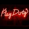 Play Dirty Neon Sign LED Neon Lights Signs for Wall Decor USB Powered for Satan Neon Lights for Bedroom Bar Man Cave Party Decor