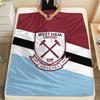 West Ham United Flannel Blanket, High quality Comfortable for All Seasons, Home Decor, Warmth and Comfort
