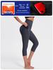 Women's High Waist Yoga Fitness Pants - Quick-Dry, Breathable, Elastic, Hip Lift, Seven-Point Running Tights