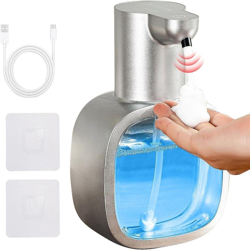 Automatic Foaming Soap Dispenser 500ml 4-Level Adjustable Smart Soap Dispenser Wall - Mounted Waterproof