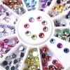 kads AB 3*3mm Nail Rhinestones Nail Art Decorations Nails Accessories Tool Supplies Rhinestone Nails Art Stones Jewelry