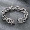 Massive 16mm Wide Link Man Bracelet for Men Vintage 316l Stainless Steel Men's Chain Bracelets Punk Jewelry Male Christmas Gifts
