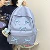 Schoolbag1011 new bow schoolbag girls versatile high value design sense backpack niche light fashion middle school students