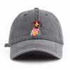 New Dog Print Water-Resistant Baseball Cap A Simple And Retro Style Comfortable, Fashionable And Versatile