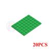 10PCS 6X8 Dots Base Plate Classic MOC DIY City Figures Building Blocks Bricks Parts Compatible with 3036 Children Toys Gift