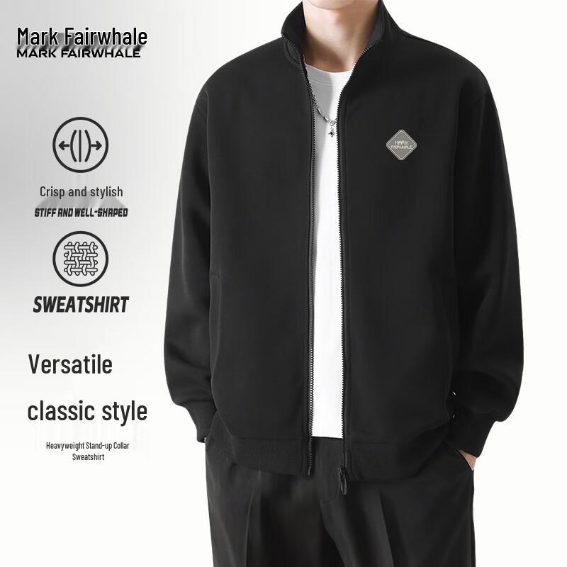 

Mark Fairwhale Men s Casual Cardigan Sweatshirt Jacket 5XL