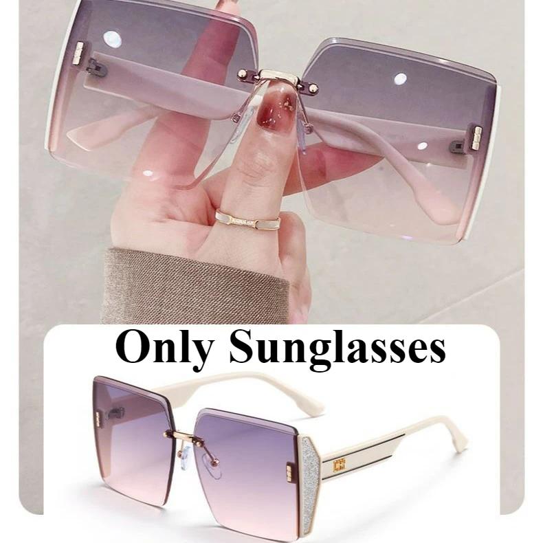 

Women s Borderless Sun Glasses Starlit Sky UV Resistant Eyeglasses Sun Glasses Worn While Driving Use Fashion Accessory
