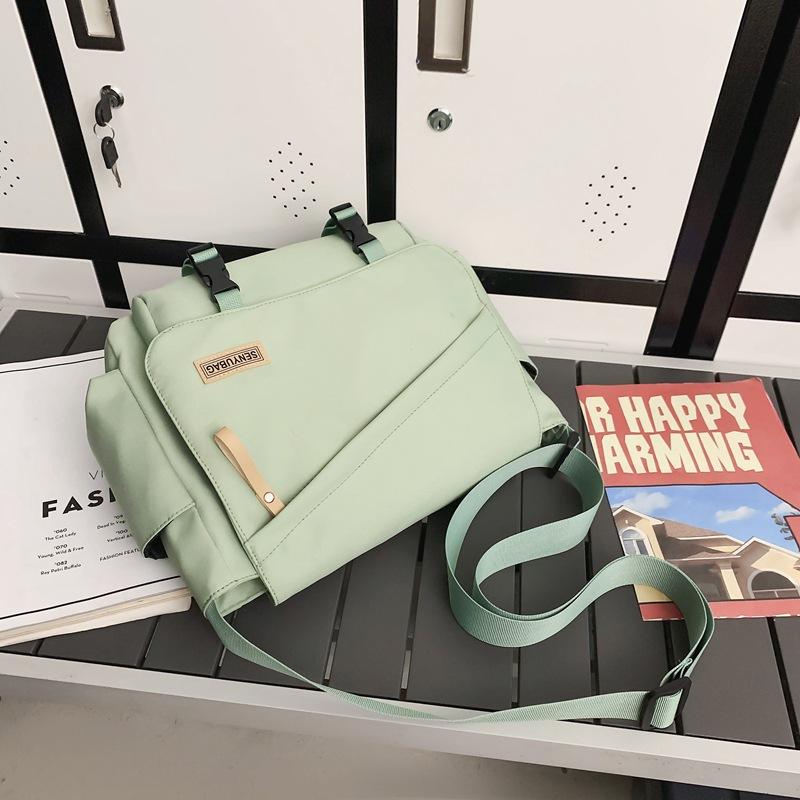 

Crossbody Bag Women S Functional Wind Tooling Mailman Bag Casual Large Capacity Trendy Brand Sports Boys Shoulder Bag зелений