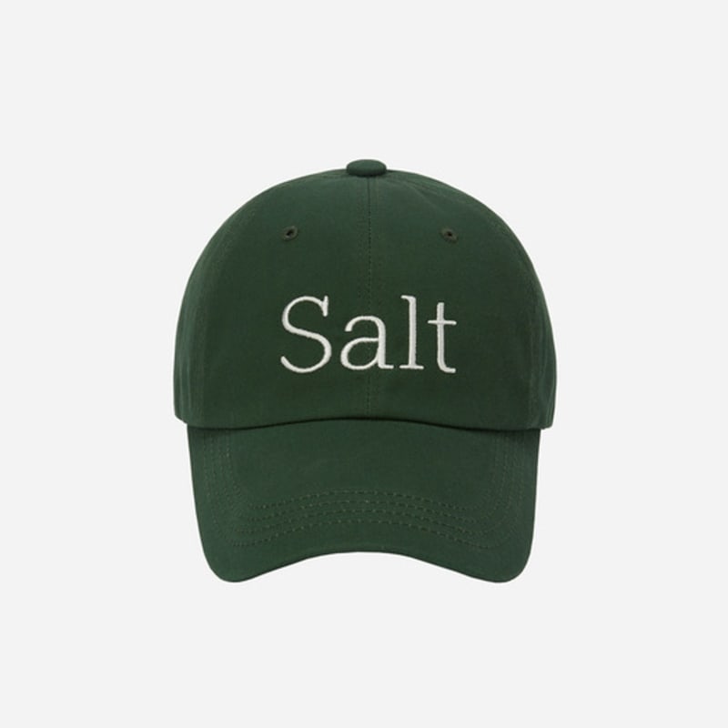 SALTANDCHOCOLATE SALT Lettering Ball Cap Green 4C2311002
