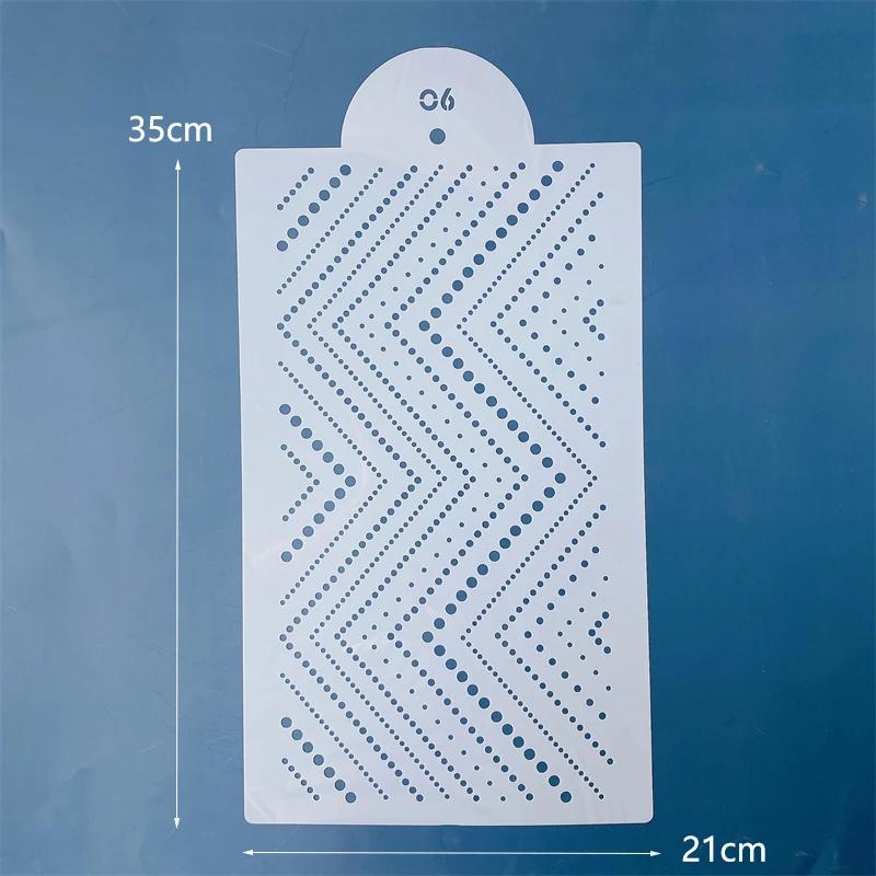 Nowe szablony siatkowe do ciasta z masy cukrowej, znaczki, szablony do wytłaczania, narzędzie do dekorowania, forma do spryskiwania na wesele, rysowanie malowanie na ciasteczka, czekoladę