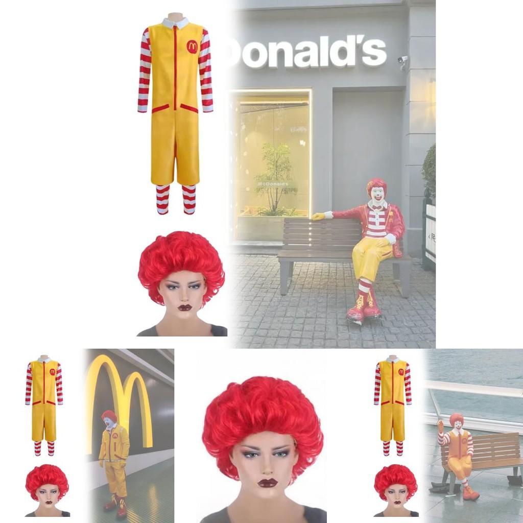 McDonald's Corporation Cosplay Kostüm aus Polyester und Elasthan für Kinder und Jugendliche