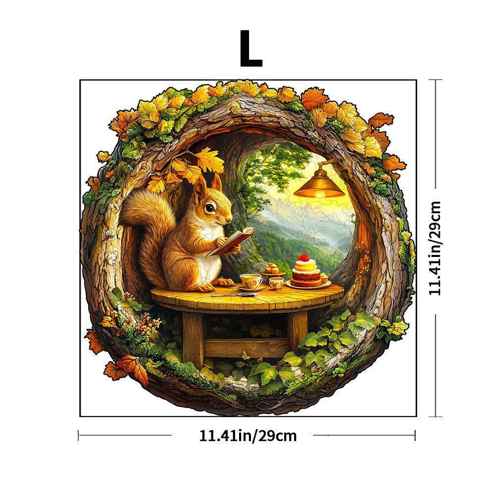 Special-Shaped Wooden Puzzle Dragon Puzzle On Book Irregular Shape Puzzle Puzzle Children'S Educational Toy