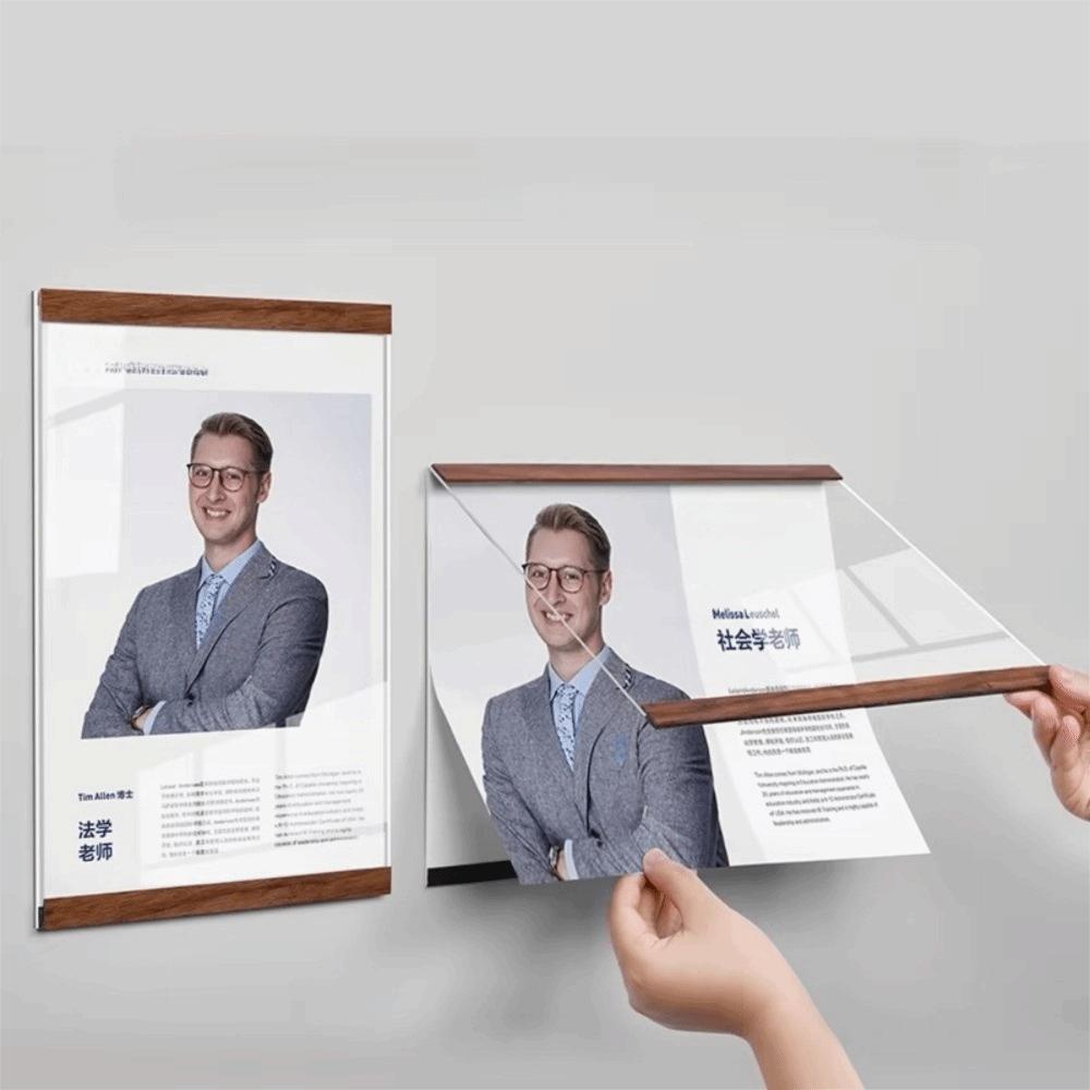 Reusable Acrylic Sign Holder Rectangle Poster Frame Modern Display Board  Price Listing