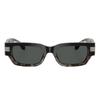 Versace Ve 4465 545687 53mm Unisex Rectangle Sunglasses Havana