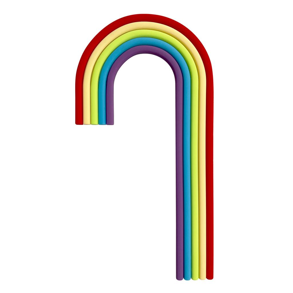 Colorful Rainbow Cake Toppers Cake Decorations for Birthday Baby Shower Wedding Anniversary Party Supplies