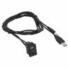 Car AUX USB Adapter Dash Mount USB Socket Anti-Corrosion Properties