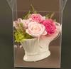 Preserved Flowers in a Clear Case "Sweet" Pink Small